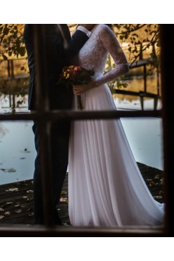 Suknia ślubna, boho