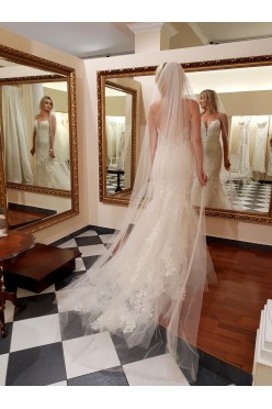 Niepowtarzalna suknia ślubna Enzoani Lilac rybka syrena