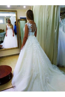 Suknia ślubna Ambrosia 1811 z trenem ivory