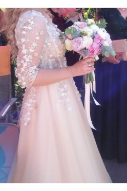 Suknia ślubna Margarett Nella 3D kolekcja 2019