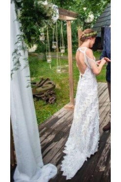 Suknia ślubna boho r. XS