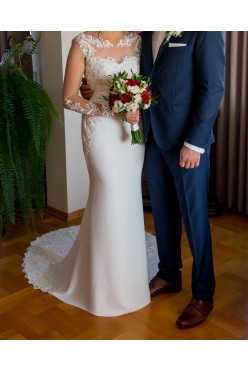 Suknia ślubna rybka/ syrenka - rozmiar 36/38