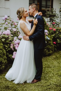 Suknia ślubna własnego projektu 36/38