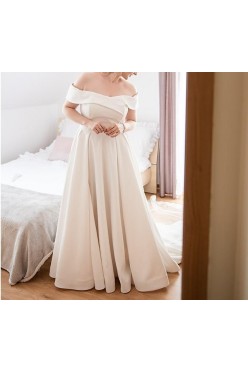 Ponadczasowa gładka suknia, księżniczka