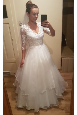 sukienka ślubna typu księżniczka