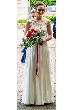 Suknia ślubna boho, rustykalna