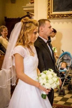 Suknia ślubna princeska rozmiar 34/36