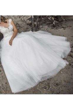 CUDOWNA SUKNIA ŚLUBNA – IVORY (śmietankowa), 38