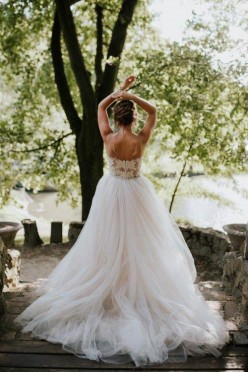 Suknia ślubna Secret Angel Boho Hind z dopinaną suknią+welon