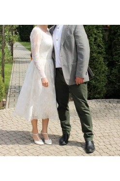 Urokliwa suknia slub/ poprawiny