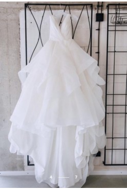 Mori Lee 5577 Bez zdobień księżniczka IVORY 36 /38