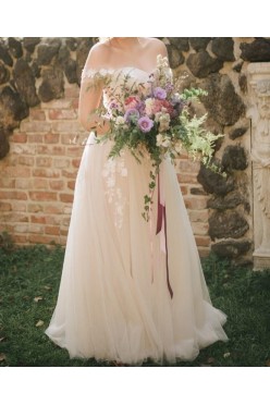 Przepiękna suknia boho - princessa - pastelowy róż
