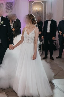 Suknia ślubna Herm's Bridal Delmar (bez rozcięcia) r. 34/36