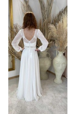 suknia ślubna w stylu boho r.34/36