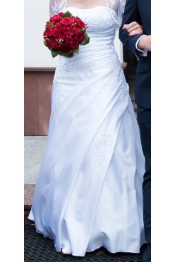 Suknia ślubna White Lady rozmiar 34 + bolerko