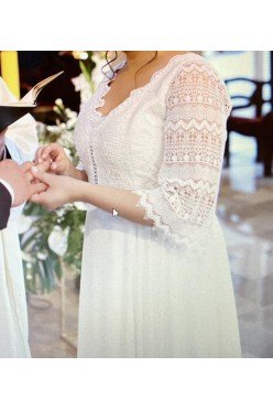 Suknia ślubna boho