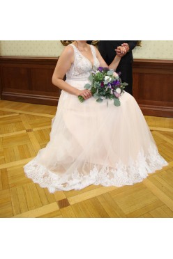 Suknia ślubna Elizabeth Passion 4460T dla wysokiej 44/46