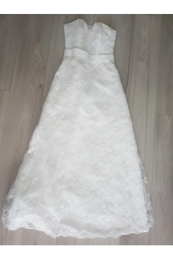 Suknia ślubna biała koronka 36/38