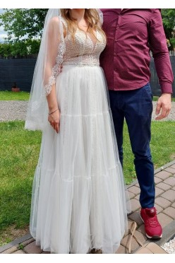Suknia ślubna boho