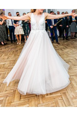 Suknia ślubna dla wysokiej - Liana z salonu Sabe
