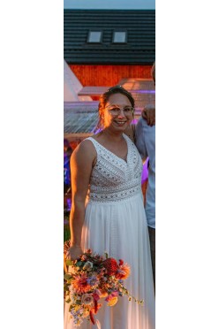 Suknia ślubna boho