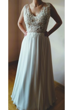 Suknia ślubna Herm's Bridal M/L dla niskiej