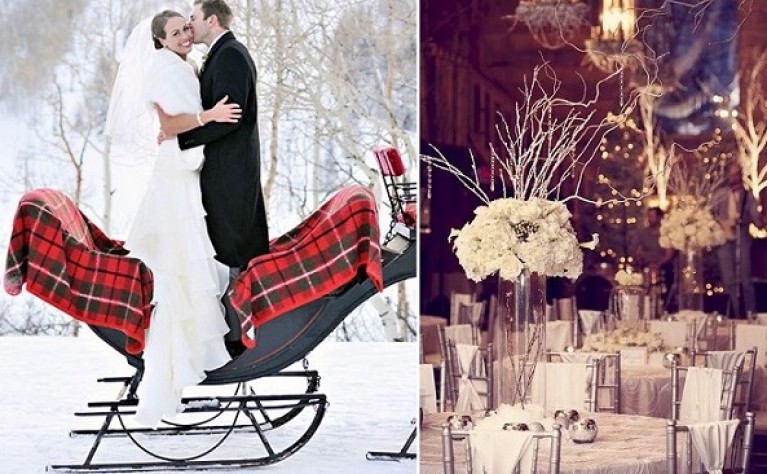 Pomysły na aranżacje zimowego wesela