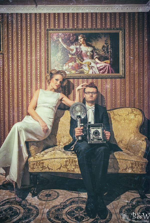Kacper Ruciński z żoną Karoliną, slubnaglowie