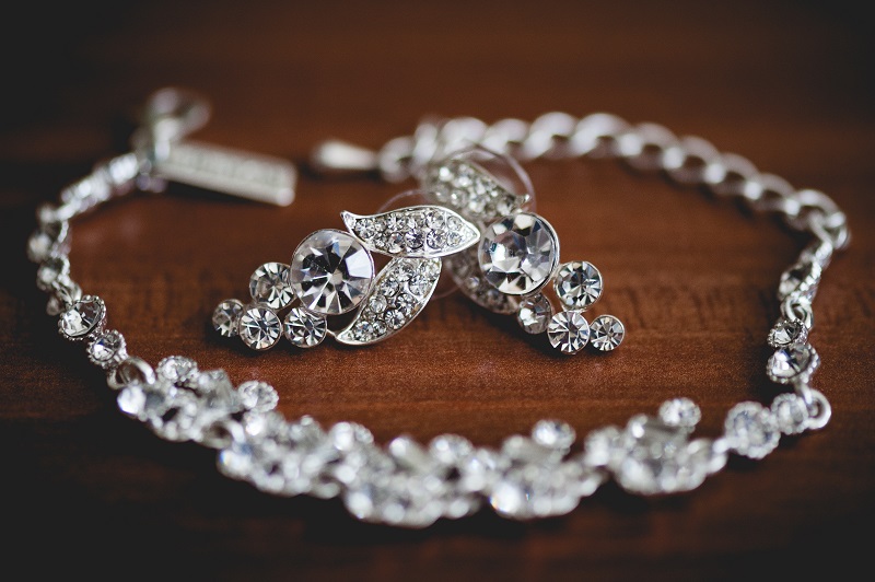 srebrna biżuteria ślubna 
