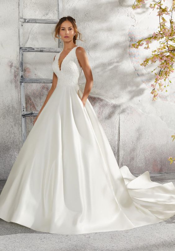 5684 Laurie Wedding Dress slubnaglowie.pl