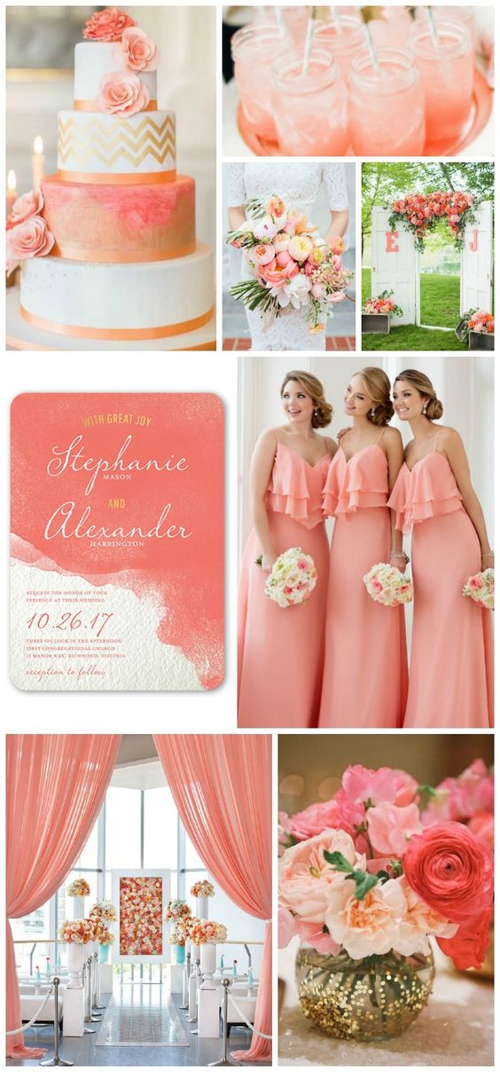 coral wedding inspirations slubnaglowie.pl