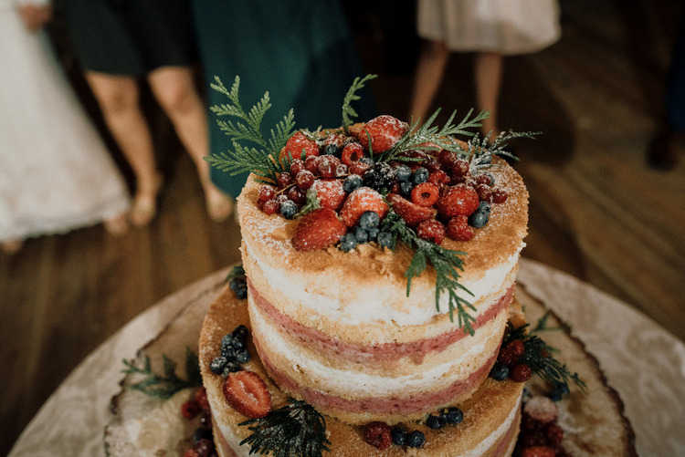 rustykalny tort weselny naked cake slubnaglowie.pl