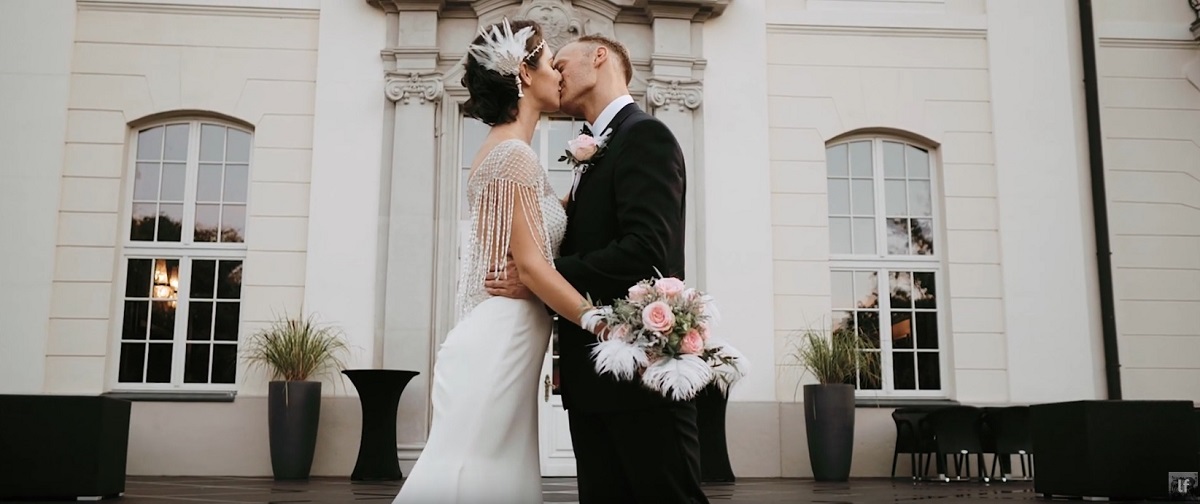 Ślub w stylu Wielkiego Gatsby| Pałac Goetz | Lovely Film