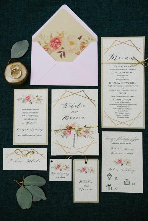 Zaproszenia z sesji ślubnej: Amelia-Wedding.pl