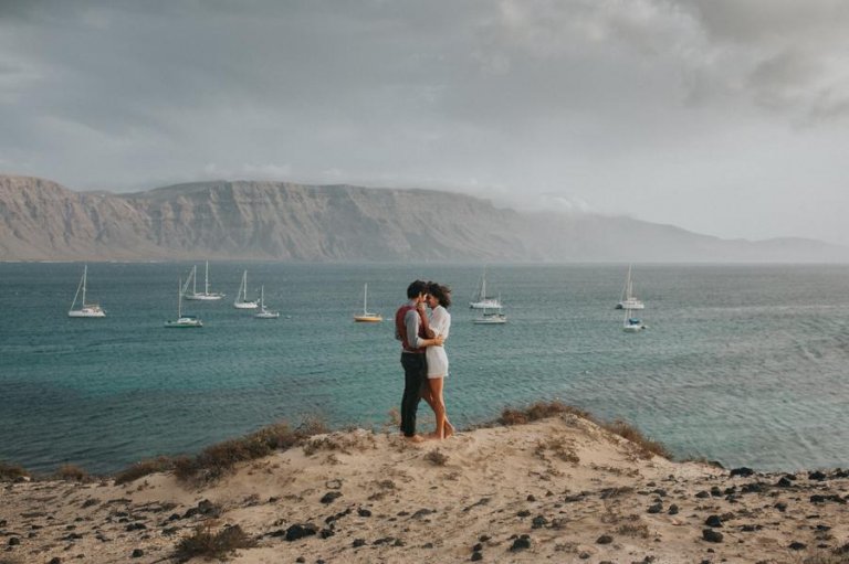 Romantyczna sesja ślubna na Wyspach Kanaryjskich